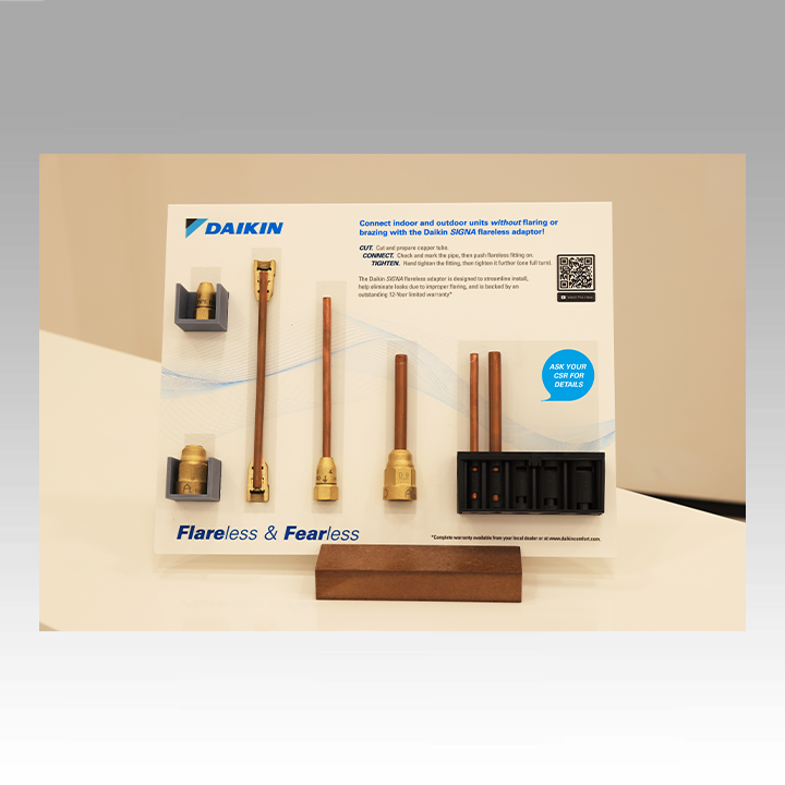Daikin Signa Flareless Counter Display Daikin Signa Flareless Counter Display