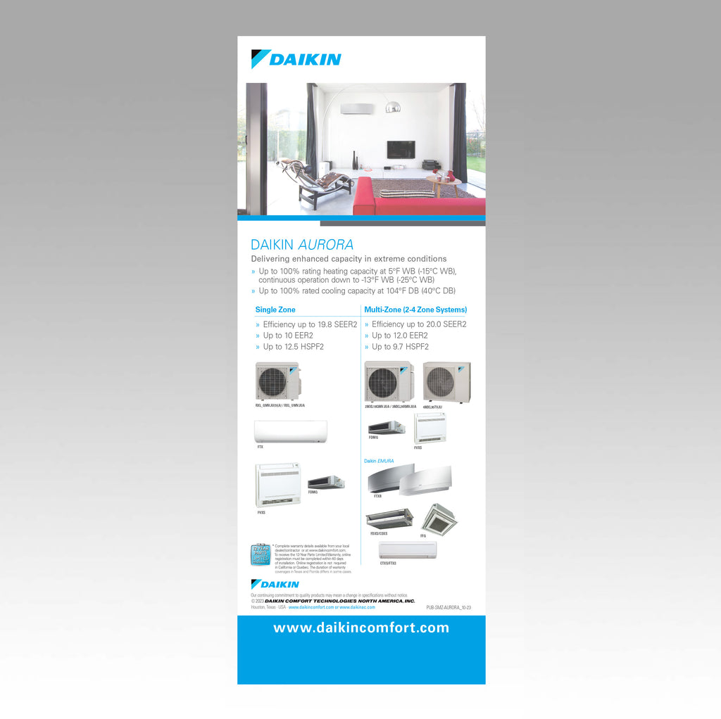 Daikin Aurora Retractable Banner Daikin Aurora Retractable Banner