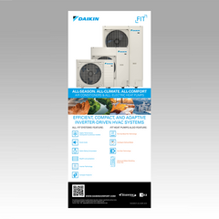 Daikin Fit All Climate Retractable Banner