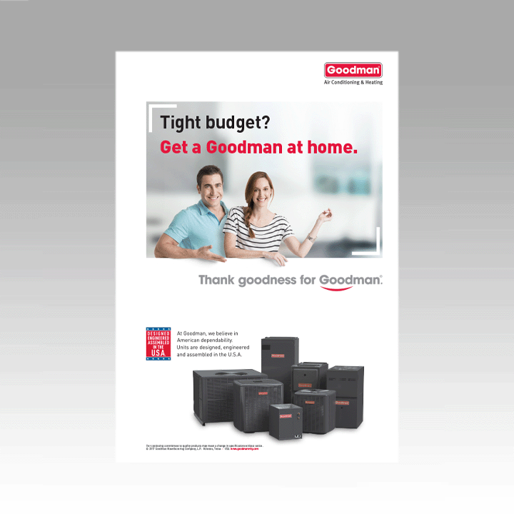 Goodman Tight Budget Poster Goodman Tight Budget Poster