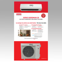 Goodman 20 Series Display Stand + Panels - French version