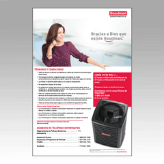 Goodman Terms & Conditioning Poster - Spanish