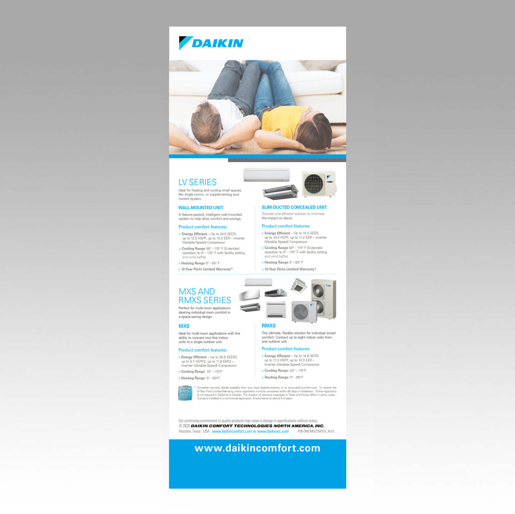 Daikin Multi-Sky-LV Retractable Banner Daikin Multi-Sky-LV Retractable Banner