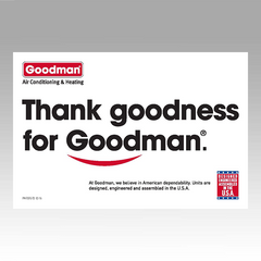 Thank Goodness for Goodman Truck Decal