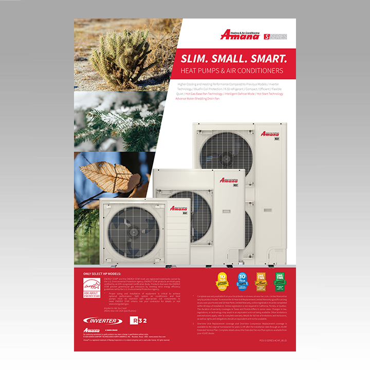 Amana S-Series ACHP Amana S-Series ACHP