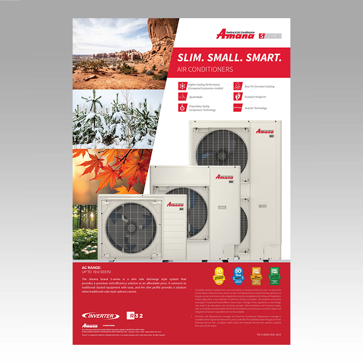 Amana S-SERIES HEAC Amana S-SERIES HEAC