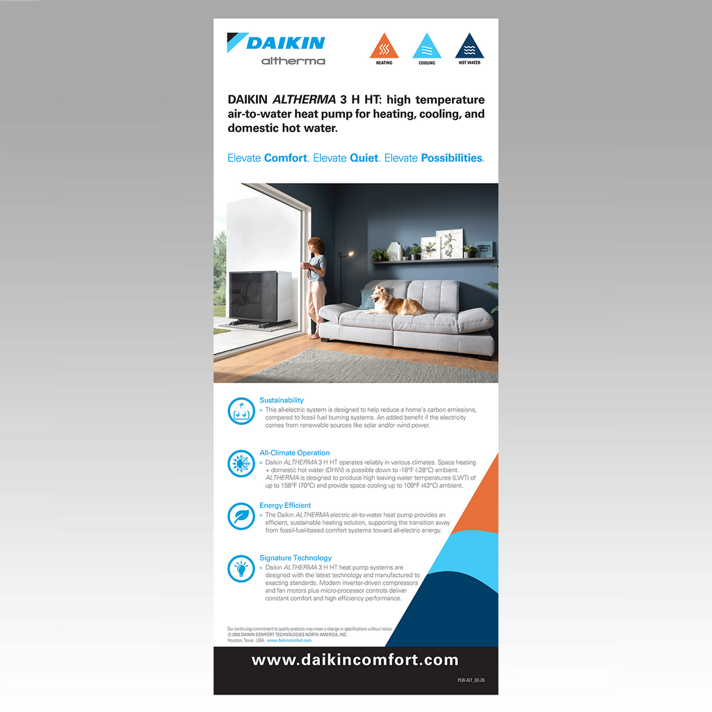 Daikin Altherma Retractable Banner Daikin Altherma Retractable Banner