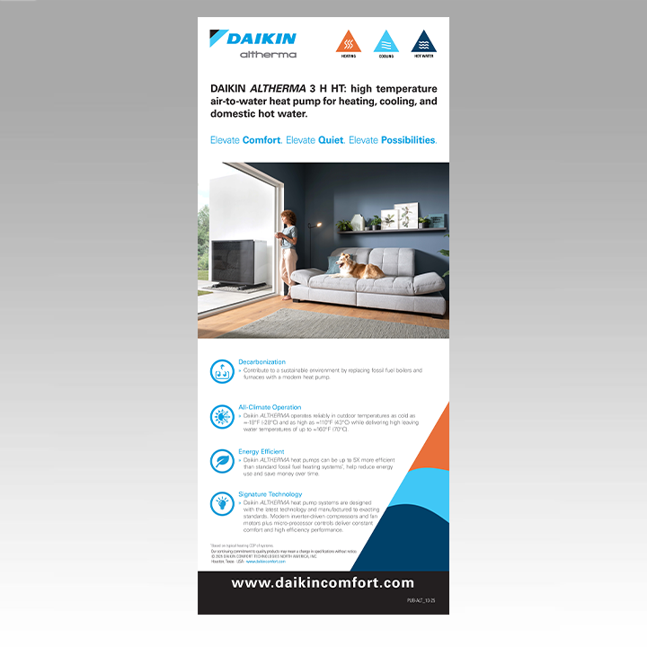Daikin Altherma Retractable Banner Daikin Altherma Retractable Banner