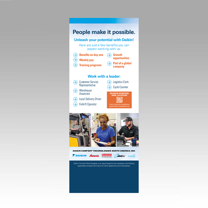 Daikin Recruitment Euro Banner Daikin Recruitment Euro Banner