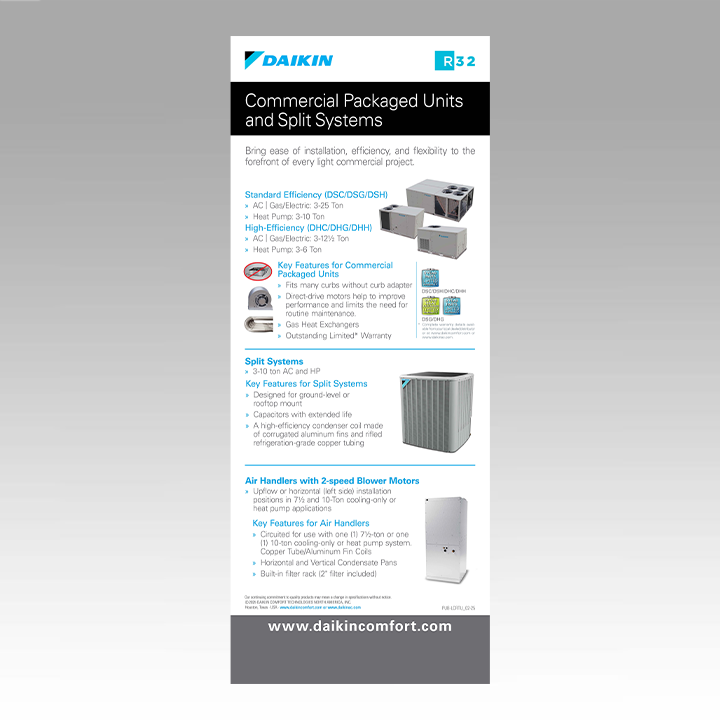 R-32 Light Commercial Packaged Units and Split Systems - PUB-LCRTU_02-25 R-32 Light Commercial Packaged Units and Split Systems - PUB-LCRTU_02-25