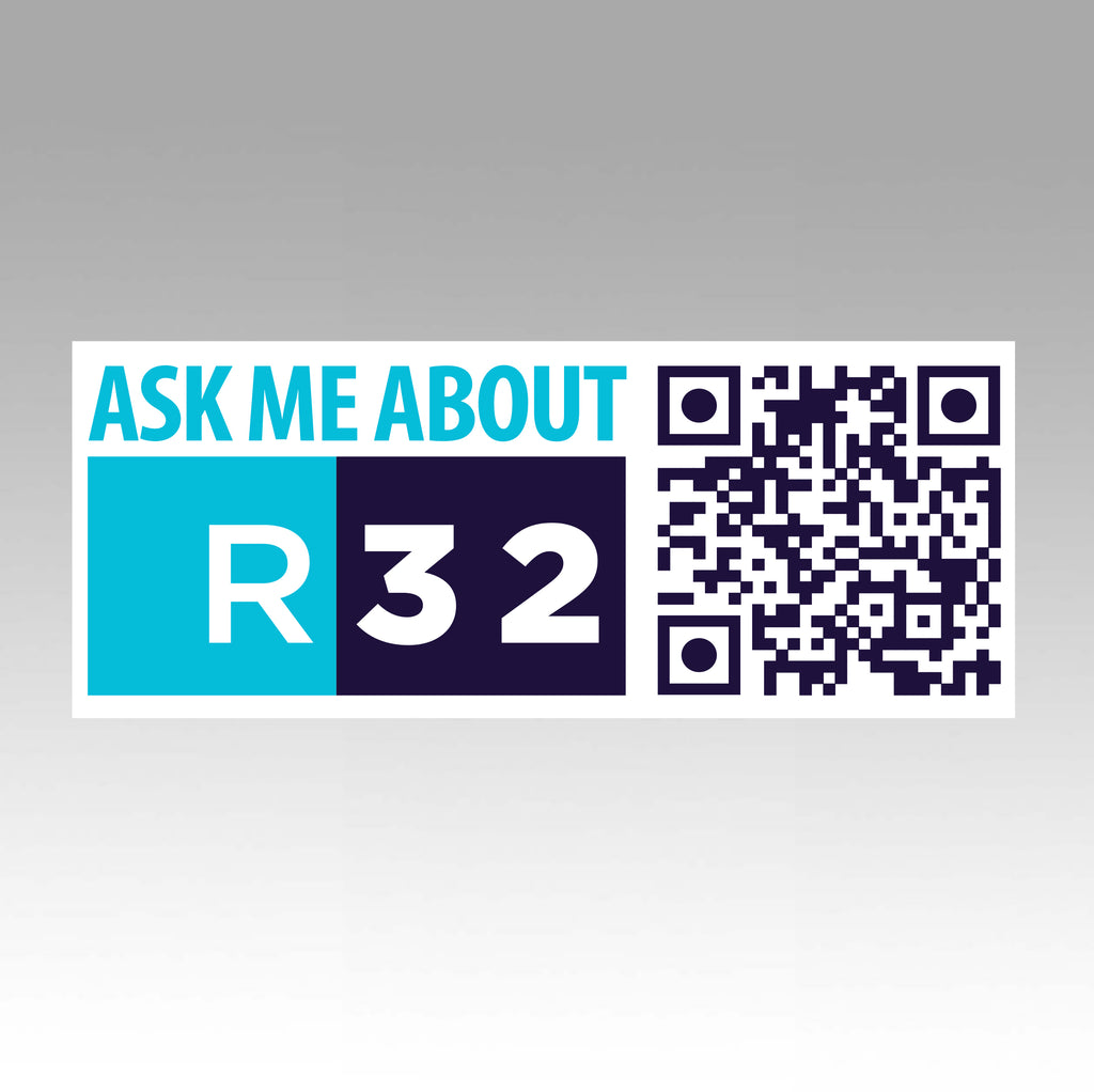 Ask Me About R32 Decal Ask Me About R32 Decal