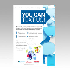 SMS Text Counter Card