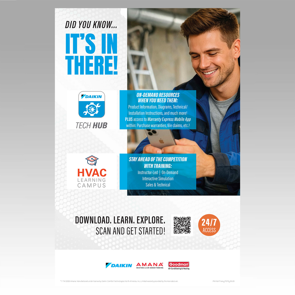 HVAC Learning Campus - It's In There Poster HVAC Learning Campus - It's In There Poster