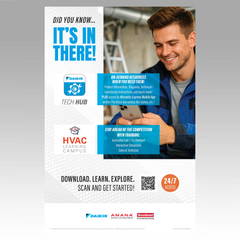 HVAC Learning Campus - It's In There Poster