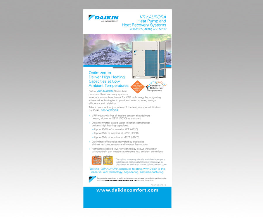 Daikin VRV HP and HP Recovery Banner Daikin VRV HP and HP Recovery Banner