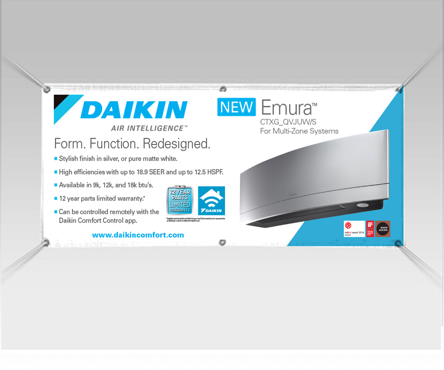 Daikin VRV - Emura Hanging Banner 1 Daikin VRV - Emura Hanging Banner 1
