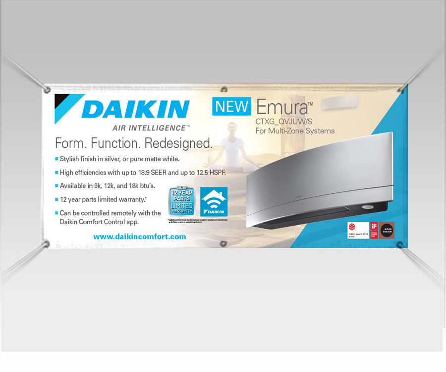 Daikin VRV - Emura Hanging Banner 2 Daikin VRV - Emura Hanging Banner 2
