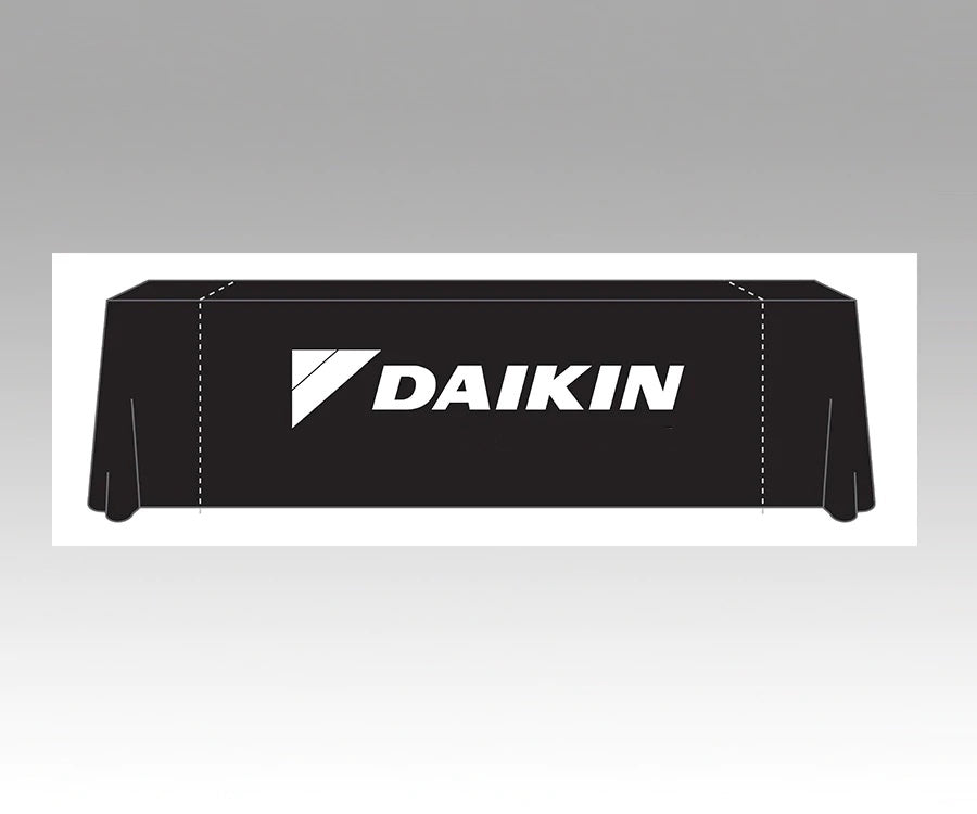 Daikin Logo - 6’ - 8’ Convertible Table throw Daikin Logo - 6’ - 8’ Convertible Table throw