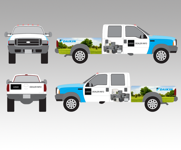 Daikin Family Truck Wrap Kit 2 Daikin Family Truck Wrap Kit 2