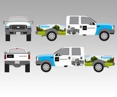 Daikin Family Truck Wrap Kit 2