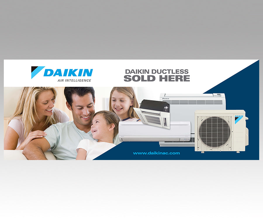 Daikin Single and Multi-Zone Hanging Banner Daikin Single and Multi-Zone Hanging Banner