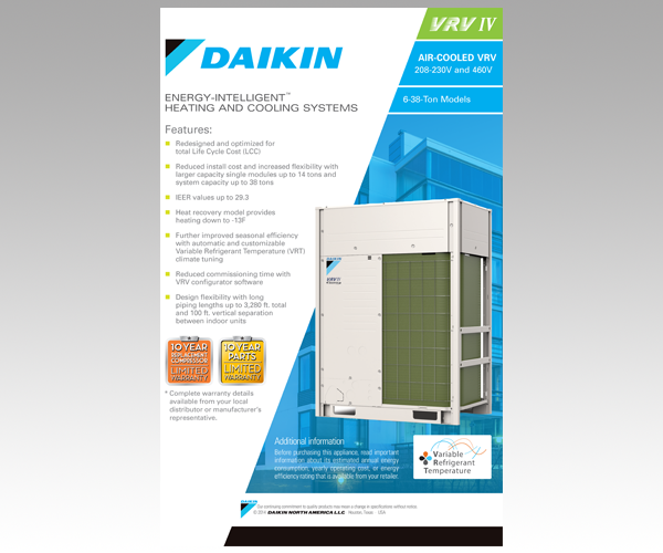 Daikin Posters VRV IV Daikin Posters VRV IV