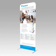 UVC LED Room Air Purifier V1 Euro Style Banner Stand