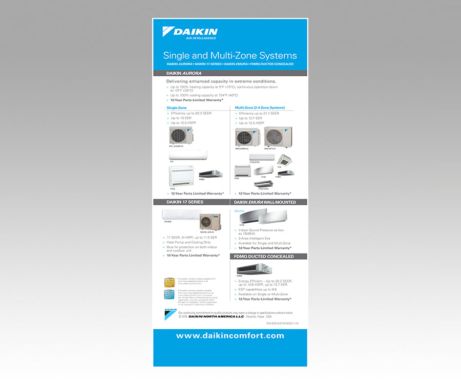 Daikin Choices Retractable Banner Daikin Choices Retractable Banner