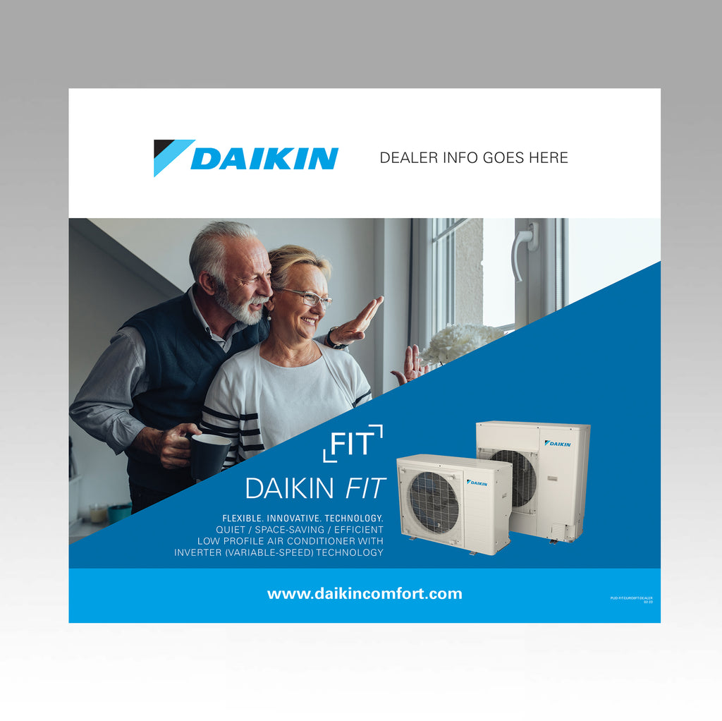 Daikin Fit Tradeshow Euro Pop Up 8ft DEALER Daikin Fit Tradeshow Euro Pop Up 8ft DEALER