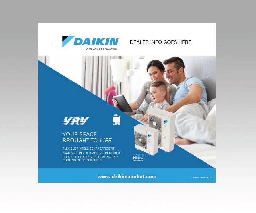 Daikin LIFE LS Euro Pop Up 8ft DEALER Daikin LIFE LS Euro Pop Up 8ft DEALER