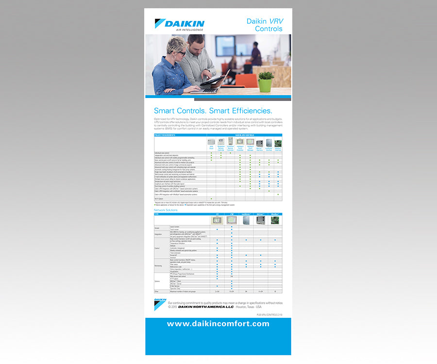 Daikin VRV Controls Banner Daikin VRV Controls Banner