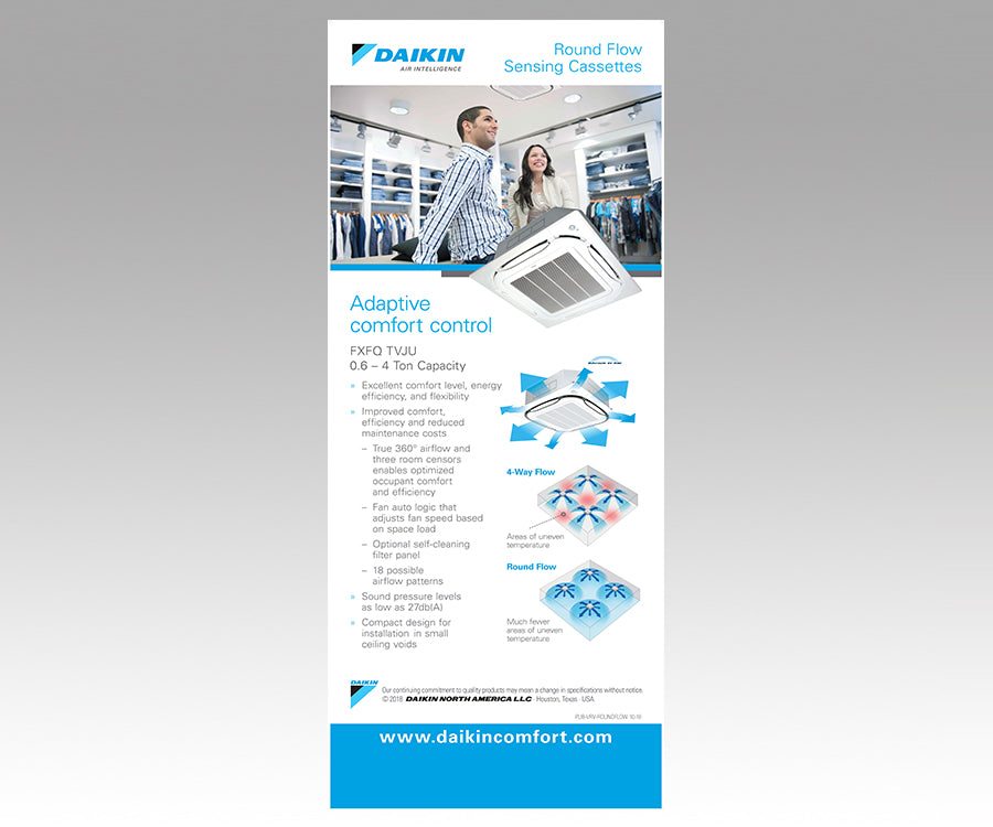 Daikin-Banner-VRV-Round Flow Sensing Cassette Daikin-Banner-VRV-Round Flow Sensing Cassette