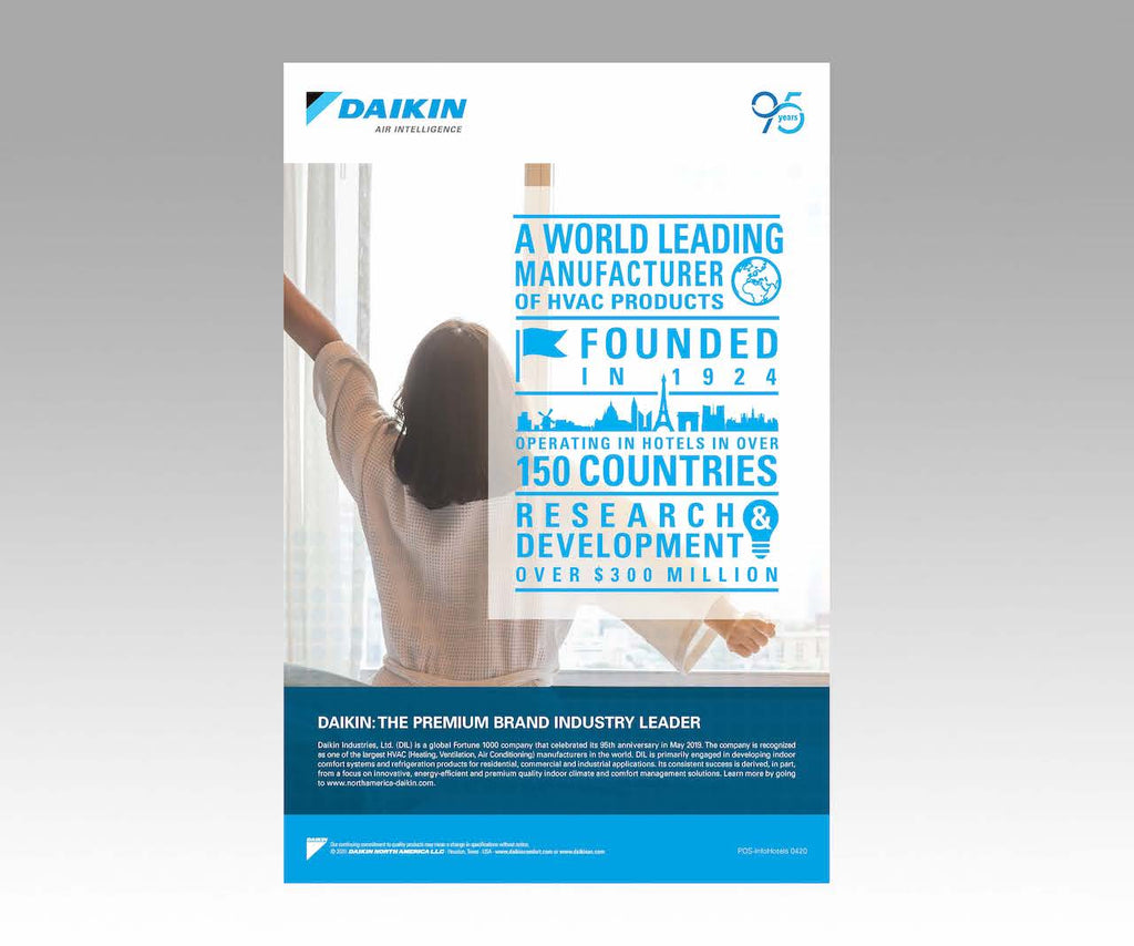 Daikin Informational Poster - Hotels Daikin Informational Poster - Hotels