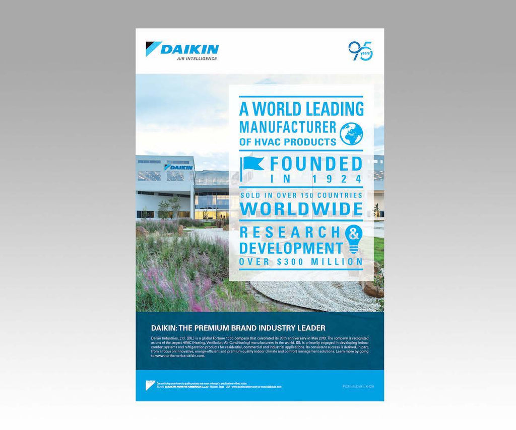 Daikin Informational Poster Daikin Informational Poster