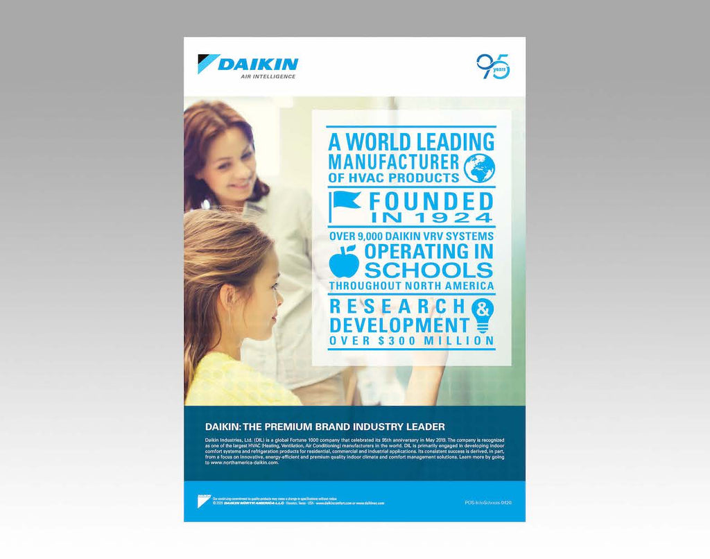 Daikin Informational Poster - Schools Daikin Informational Poster - Schools