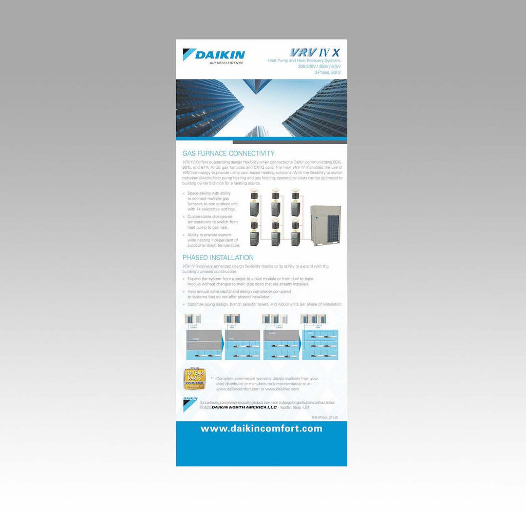 Daikin VRV IV X Retractable Banner 1 Daikin VRV IV X Retractable Banner 1