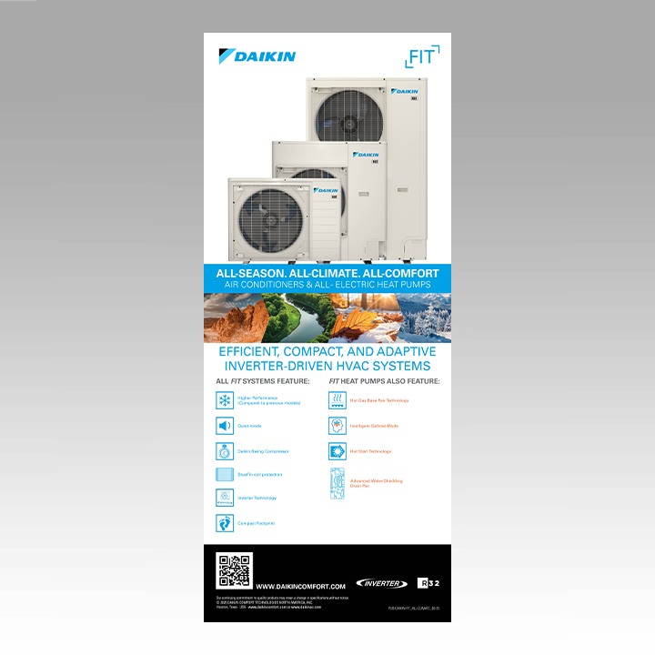 Daikin Fit All Climate Retractable Banner | DaikinComfort