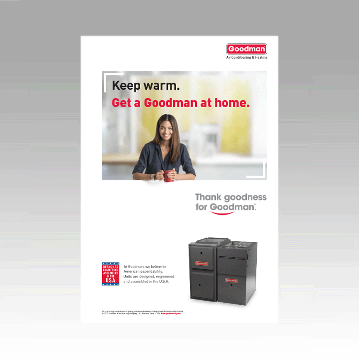 Goodman Keep Warm Poster