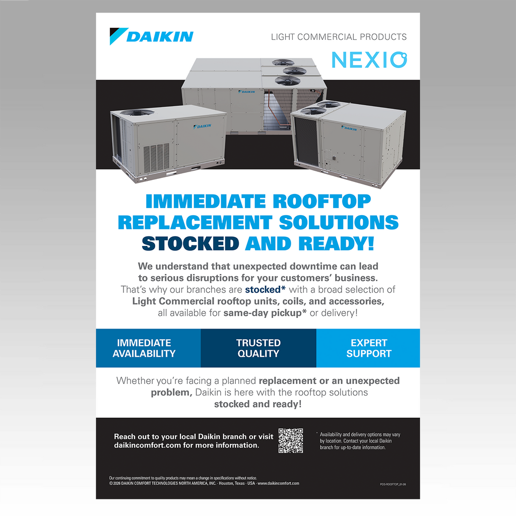 Light Commercial Stocked and Ready Poster