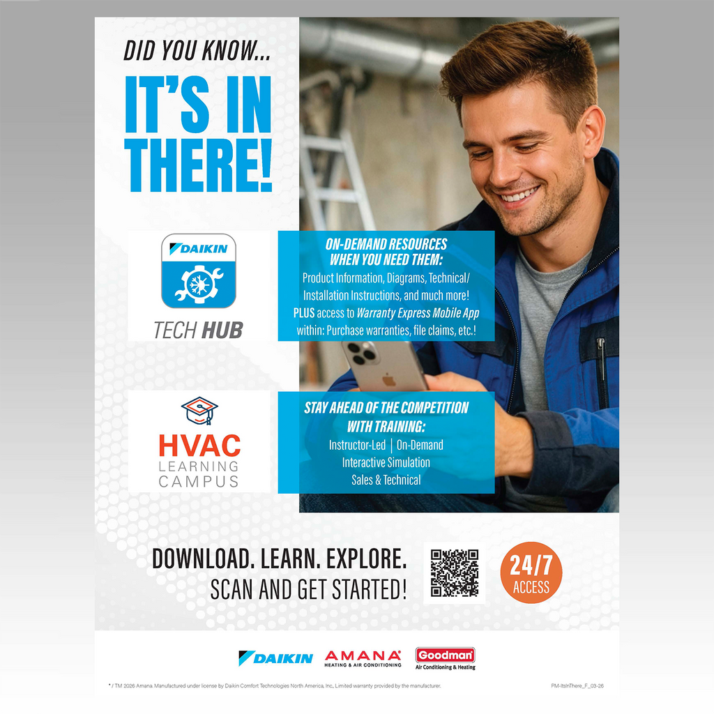 HVAC Learning Campus - It's In There Counter Cards