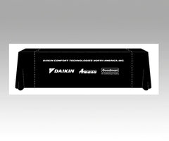 Daikin Comfort Technologies North America - 6’ - 8’ Convertible Table Throw black