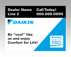 Lawn signs - "Be Cool" V2 ... Daikin Comfort Pro