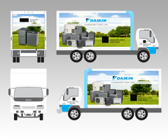 Daikin Family Truck Wrap Kit 3