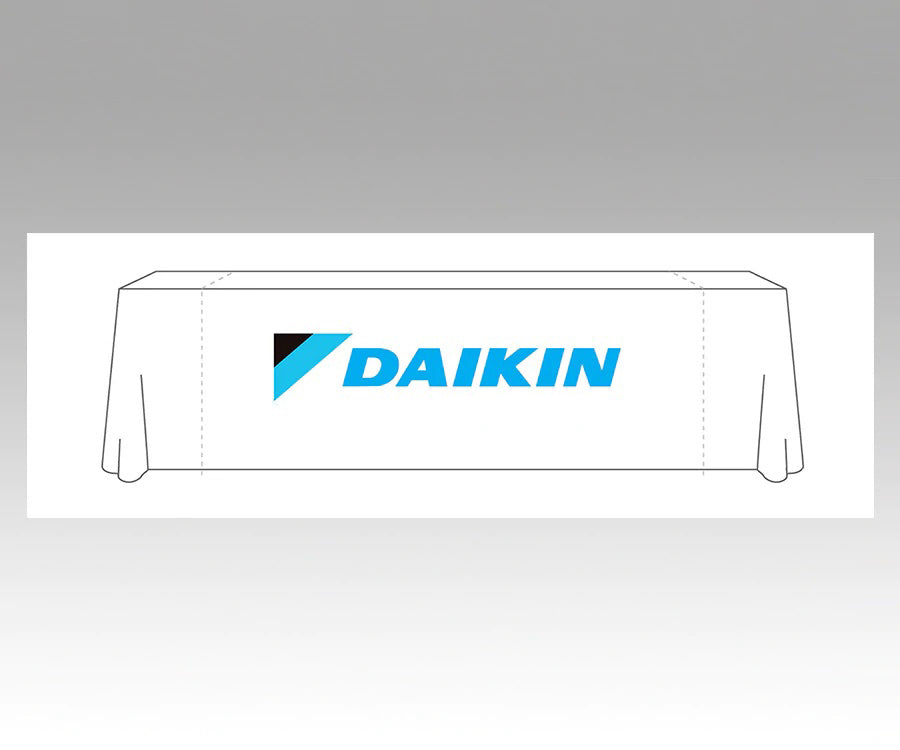 Daikin Logo - 6’ - 8’ convertible table throw
