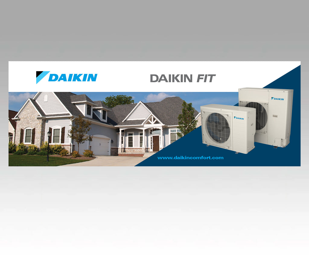 Daikin Fit Hanging Banner 33" x 96"