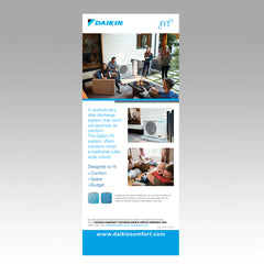 Unitary Daikin Fit Retractable Banner (Lifestyle)