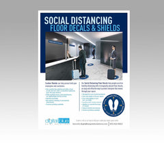 Social Distancing Floor Decals