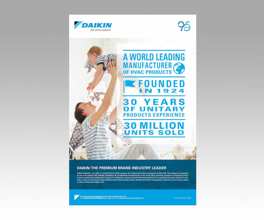 Daikin Informational Poster - Unitary